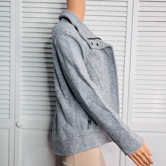 BANANA REPUBLIC Gray Cocoon Zip Jacket Size XS - Picture 7 of 10
